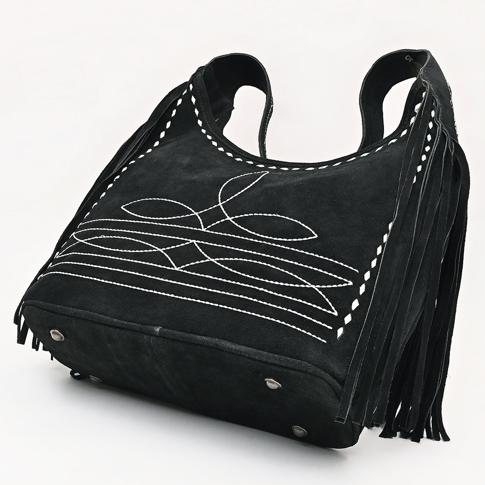 ADBG1812 Hobo Genuine suede Genuine Leather women bag western Bag