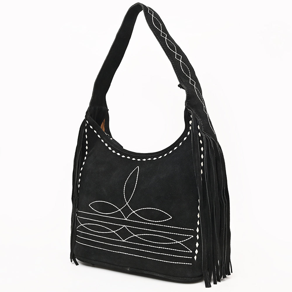 ADBG1812 Hobo Genuine suede Genuine Leather women bag western Bag