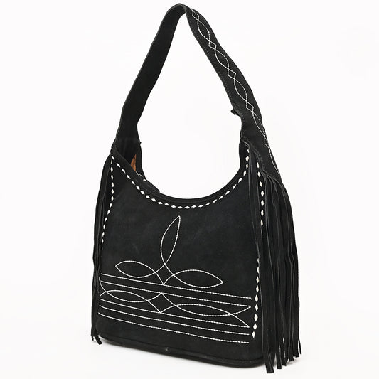 ADBG1812 Hobo Genuine suede Genuine Leather women bag western Bag