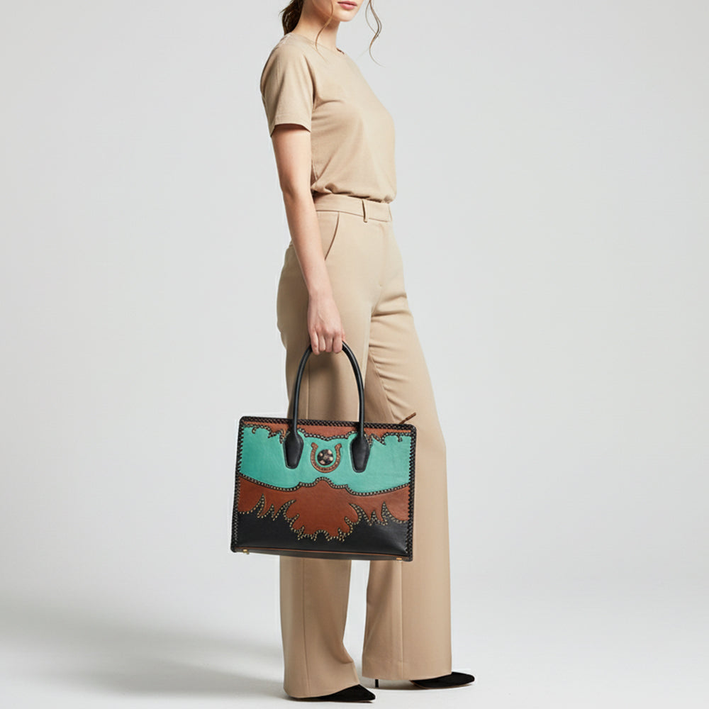 ADBGM798 Tote Genuine Leather women bag western Bag