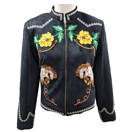 ADJKT071 Women Fabric Shirt Jacket Dress