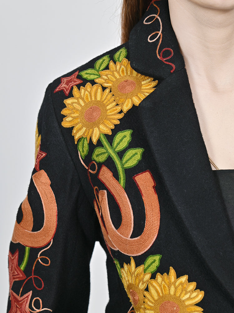 ADJKT072 Women Fabric Shirt Jacket Dress