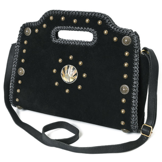 ADBGA904 Clutch Genuine suede Genuine Leather women bag western Bag