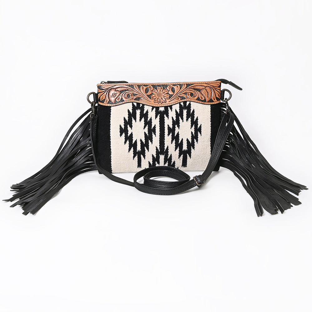 ADBG1828 Small Crossbody Saddle Blanket Genuine Leather women bag western Bag