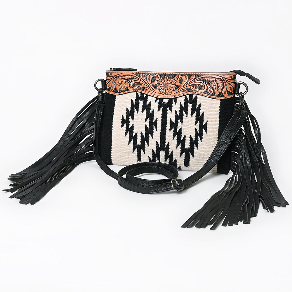 ADBG1828 Small Crossbody Saddle Blanket Genuine Leather women bag western Bag