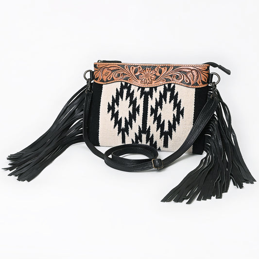 ADBG1828 Small Crossbody Saddle Blanket Genuine Leather women bag western Bag