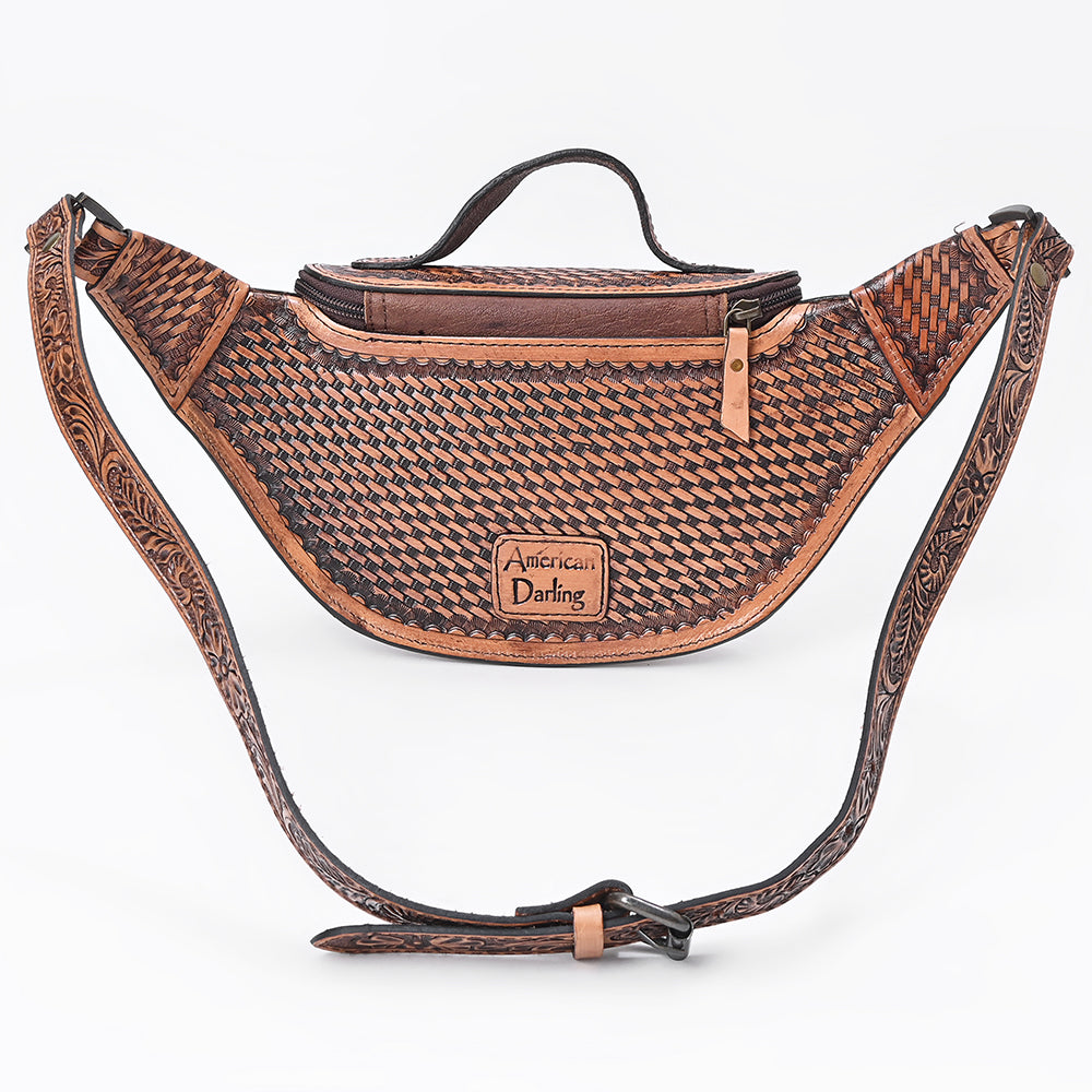ADBG1830 Fanny Pack Genuine Leather Women Bag
