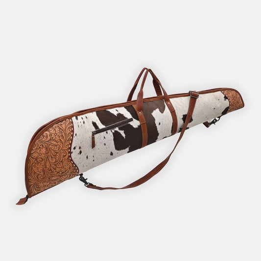 ADGC109 Gun Case Hair-On Hand Tooled Genuine Leather women bag western Bag