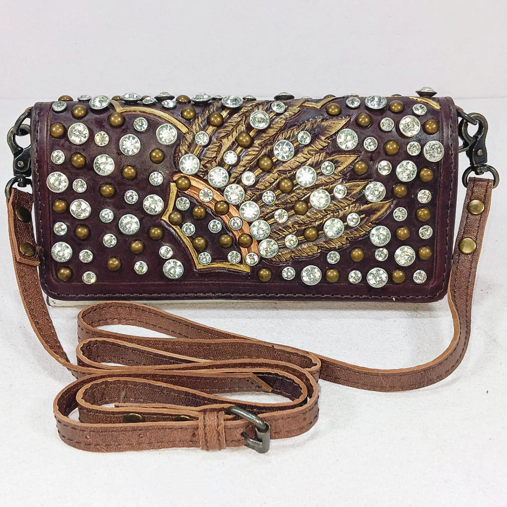 ADBG1840 Wallet Genuine Full Grain Leather Women Bag