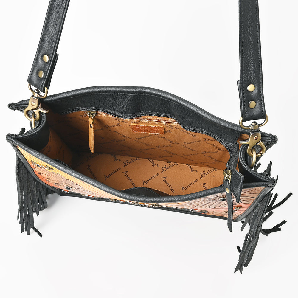 ADBGA938 Crossbody Hand Tooled Genuine Leather Women Bag