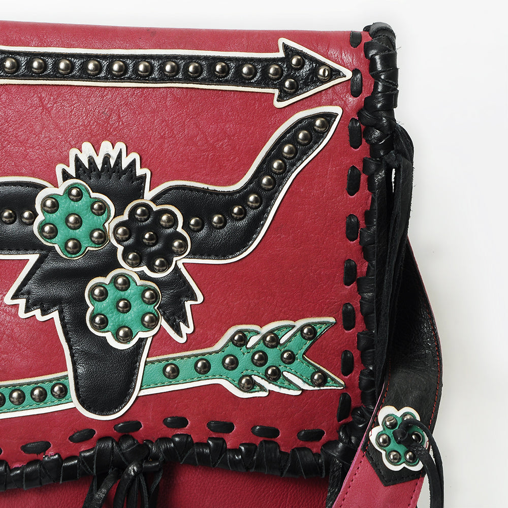 ADBGM808 Messenger Genuine Leather women bag western Bag