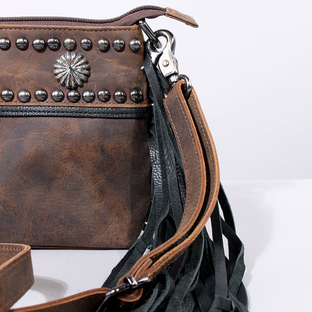 ADBGM810 Embossed Crossbody Genuine Leather Women Bag