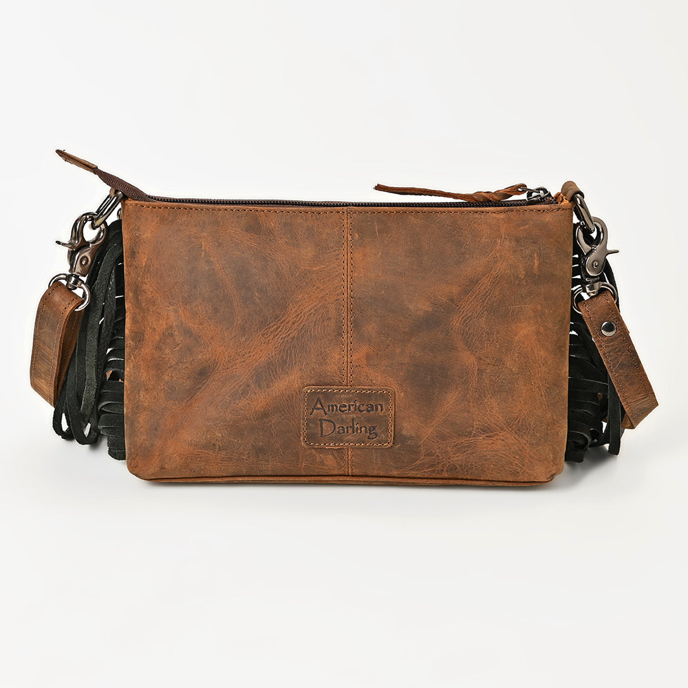 ADBGM810 Embossed Crossbody Genuine Leather Women Bag