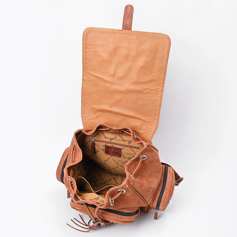 ADBG1853 Backpack Genuine Leather Women Bag