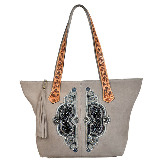 ADBGA967 Tote Hand Tooled Genuine Leather Women Bag