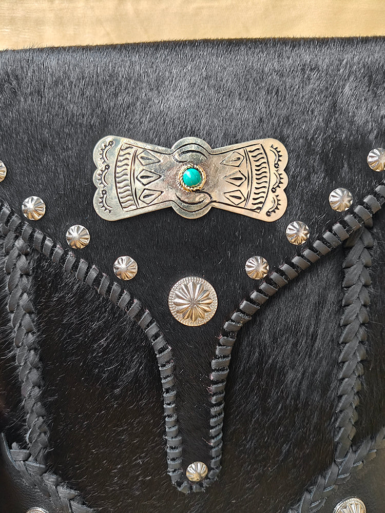 ADBGM839 Crossbody Hair On Genuine Leather Women Bag