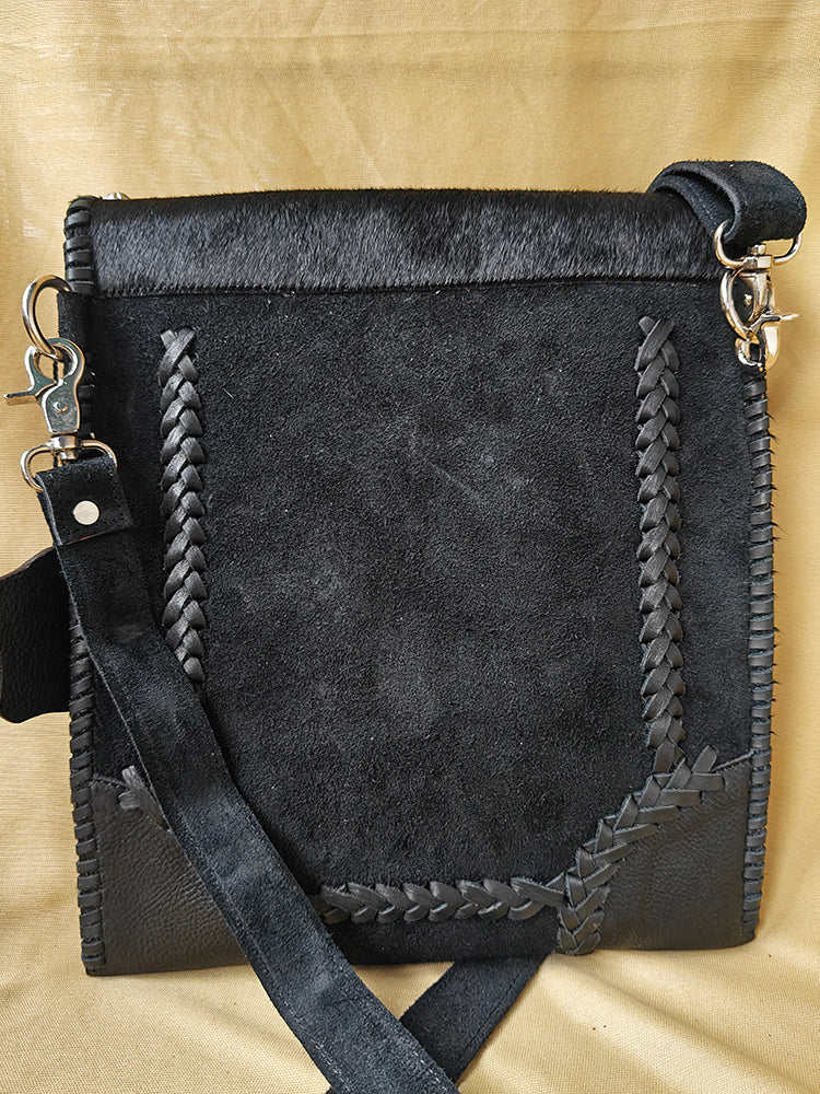 ADBGM839 Crossbody Hair On Genuine Leather Women Bag