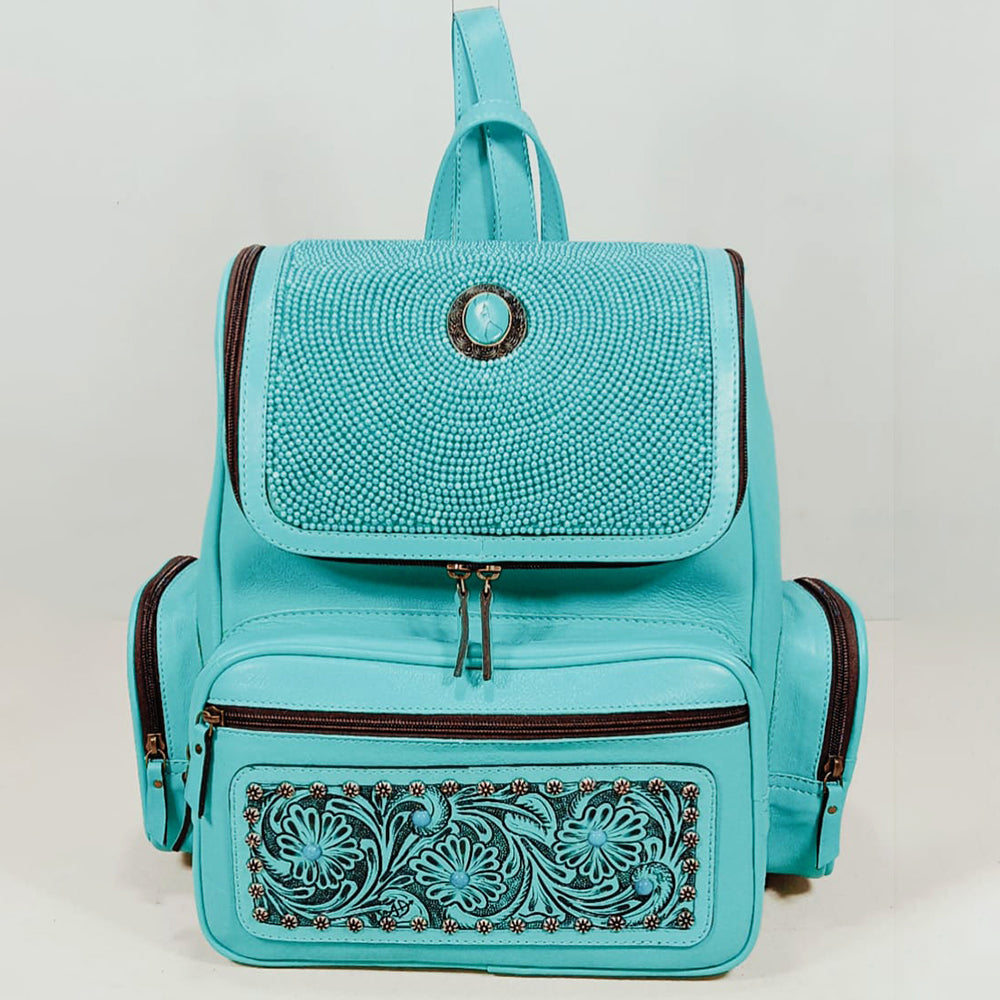 ADBG1886 Backpack Hand Tooled Genuine Leather Women Bag