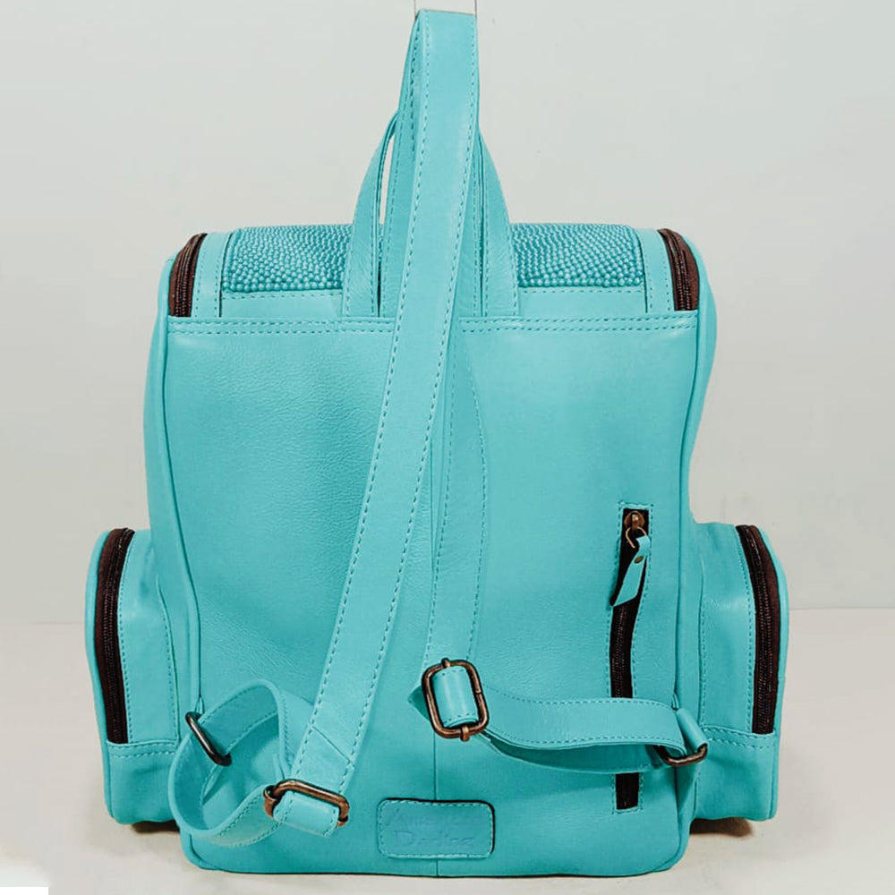 ADBG1886 Backpack Hand Tooled Genuine Leather Women Bag