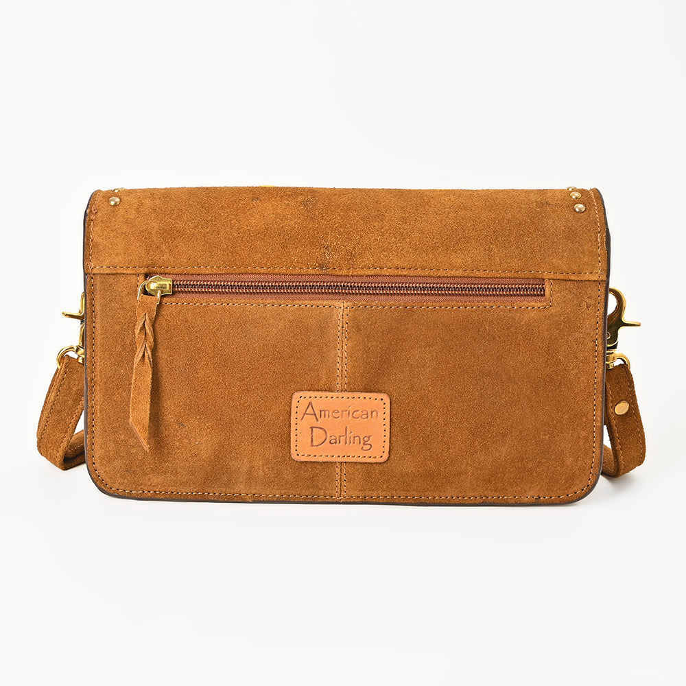 ADBGM848 Crossbody Genuine Suede Leather Women Bag