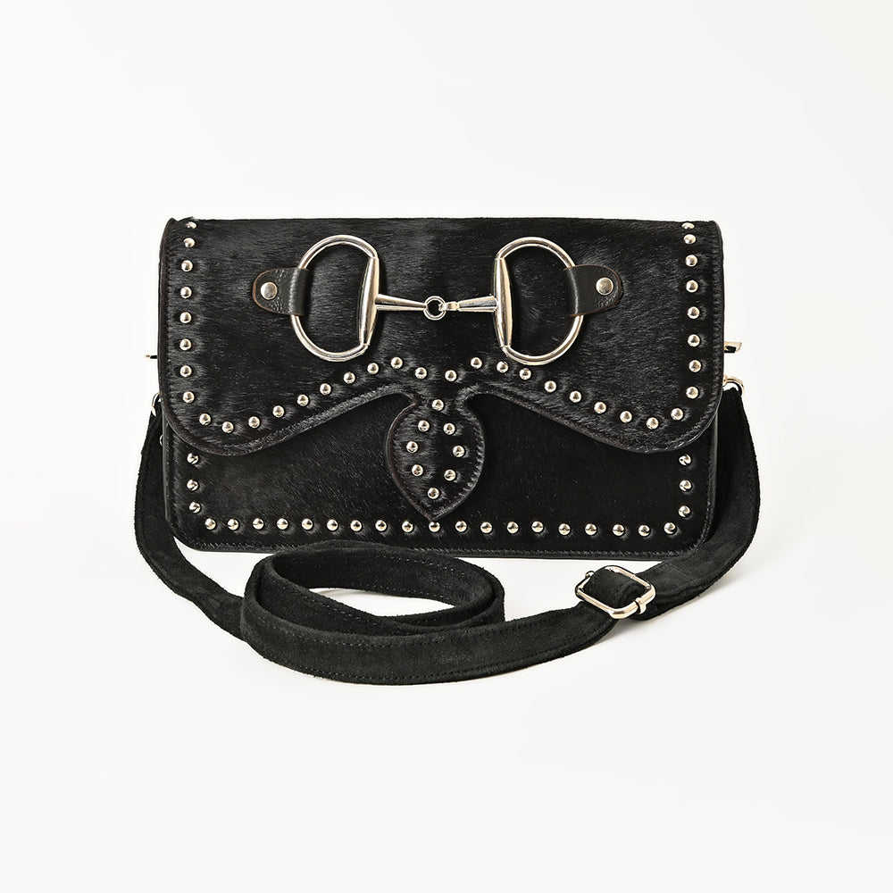 ADBGM849 Crossbody Hair On Genuine suede Leather Women Bag