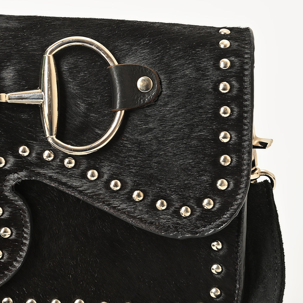 ADBGM849 Crossbody Hair On Genuine suede Leather Women Bag