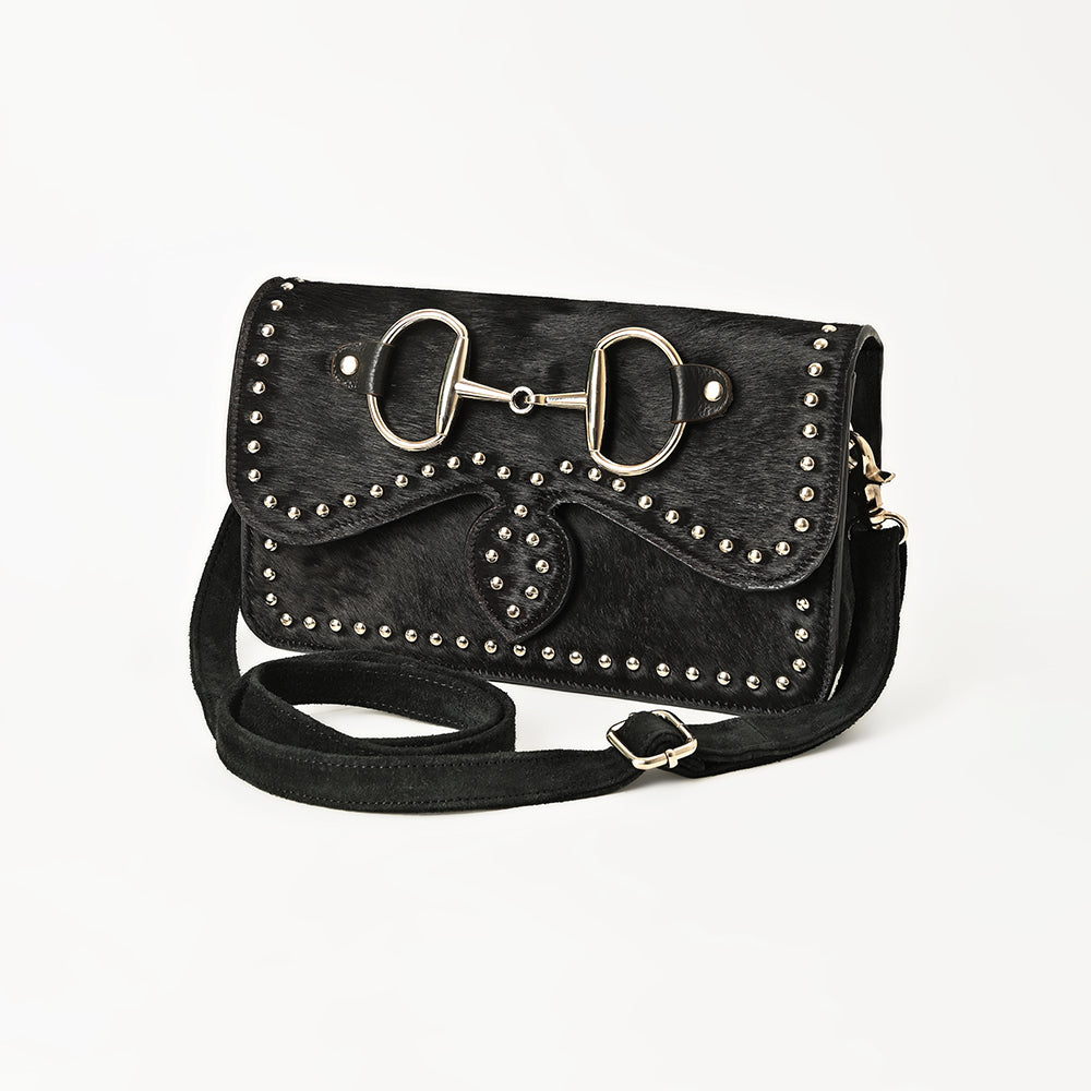 ADBGM849 Crossbody Hair On Genuine suede Leather Women Bag
