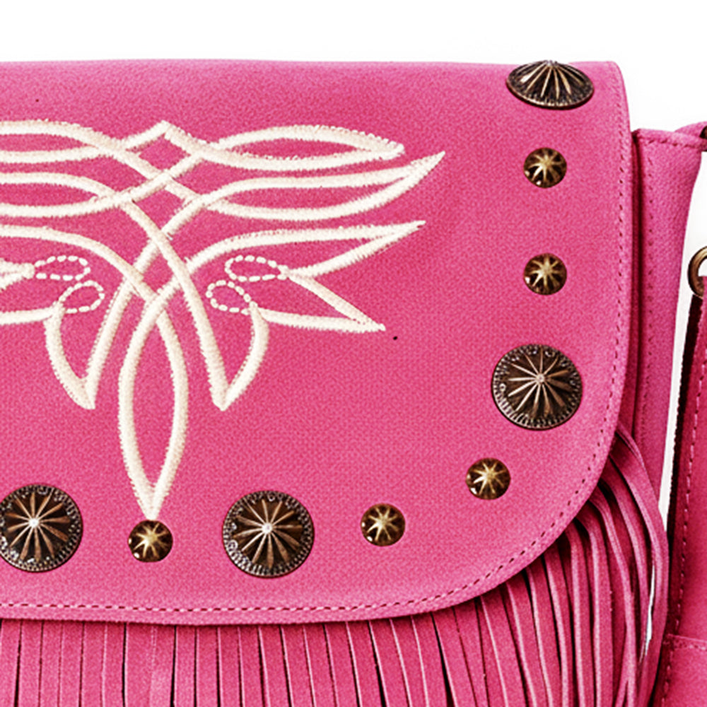 ADBGA836 Crossbody Genuine suede Genuine Leather women bag western Bag