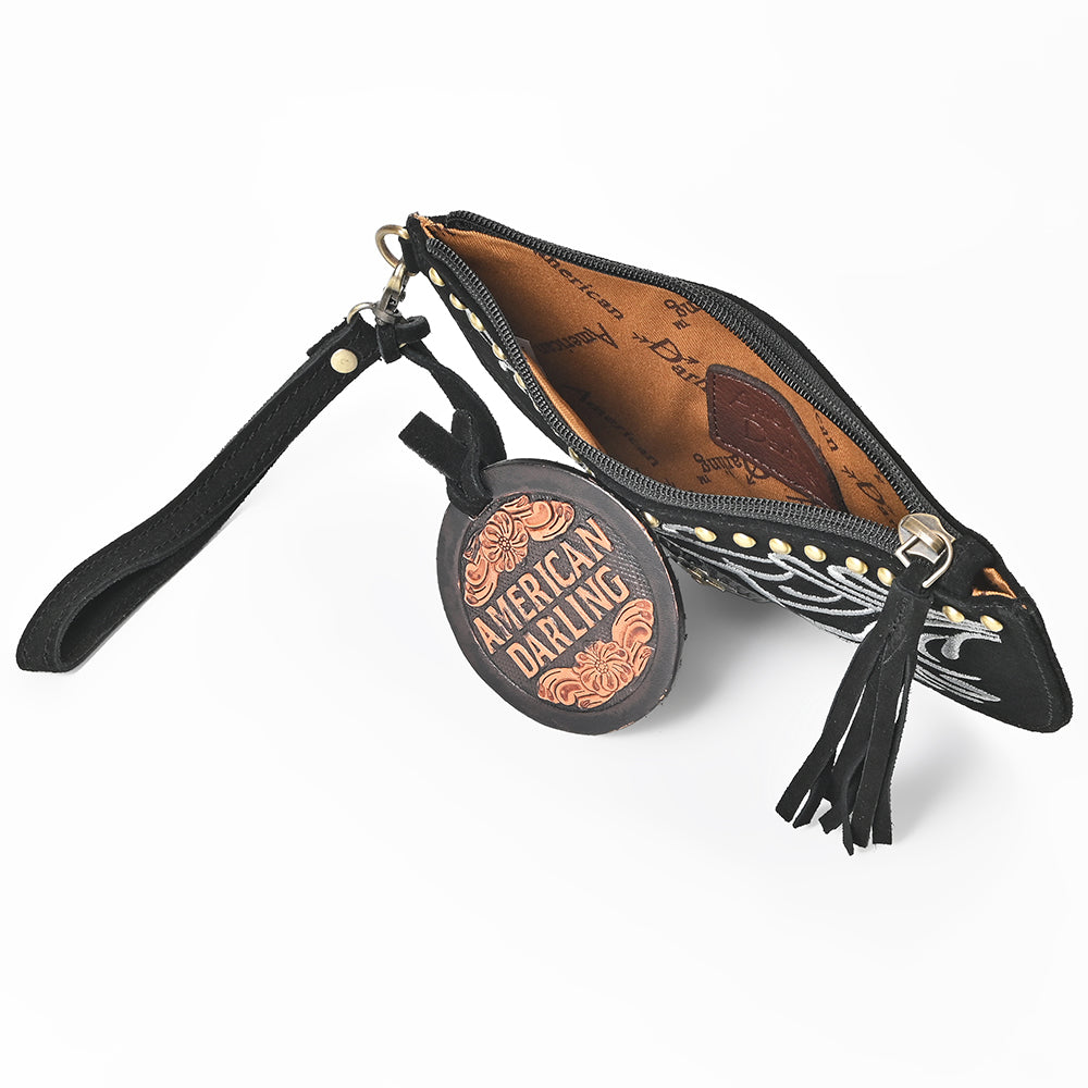 ADBGA1011A Wristlet Genuine Leather Women Bag