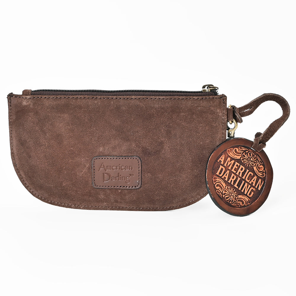 ADBGA1011A Wristlet Genuine Leather Women Bag