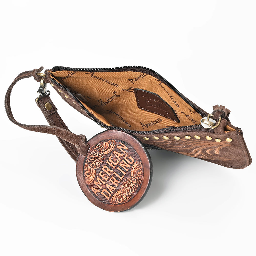 ADBGA1011A Wristlet Genuine Leather Women Bag