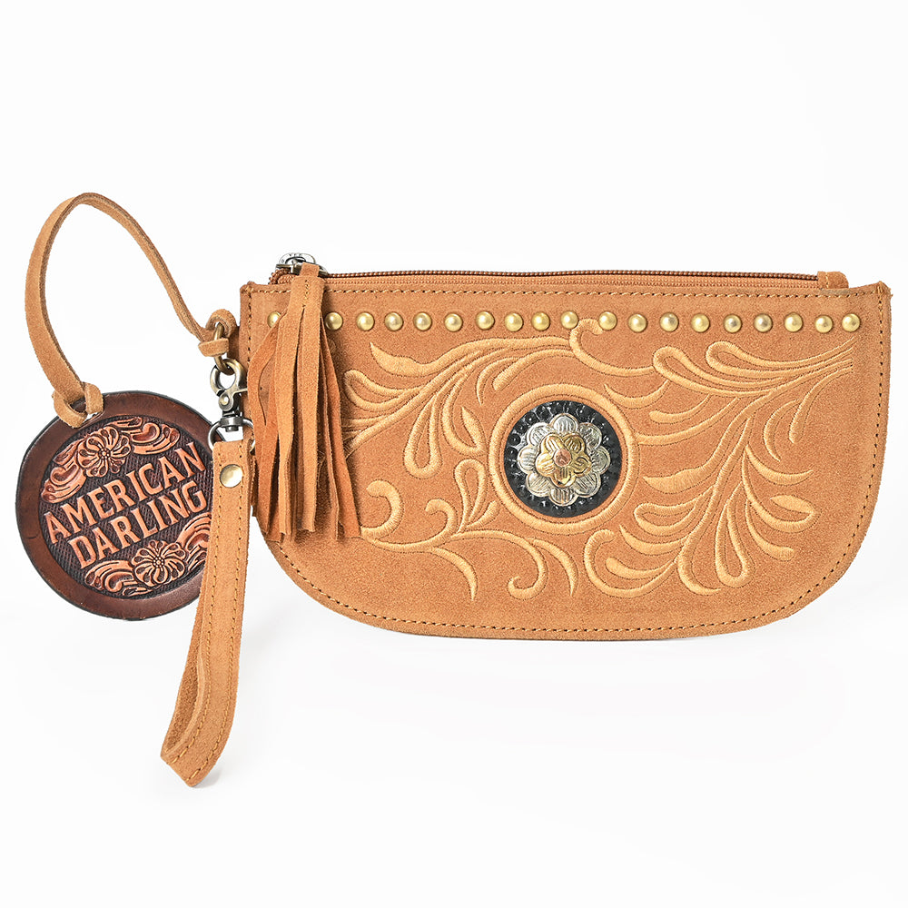ADBGA1011A Wristlet Genuine Leather Women Bag