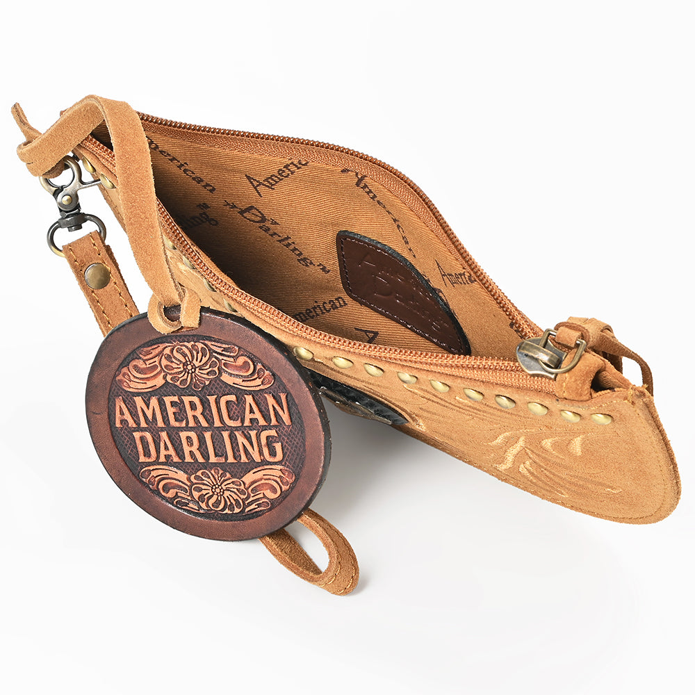 ADBGA1011A Wristlet Genuine Leather Women Bag