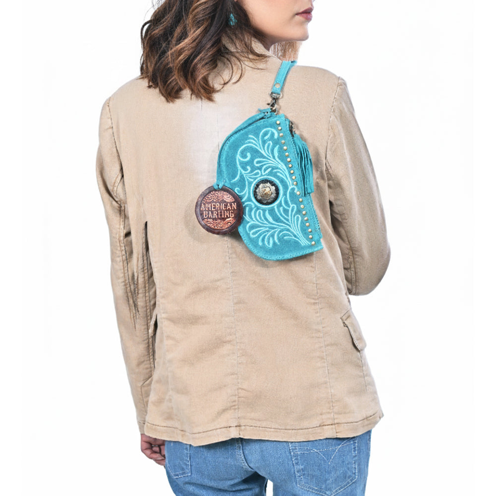 ADBGA1011A Wristlet Genuine Leather Women Bag