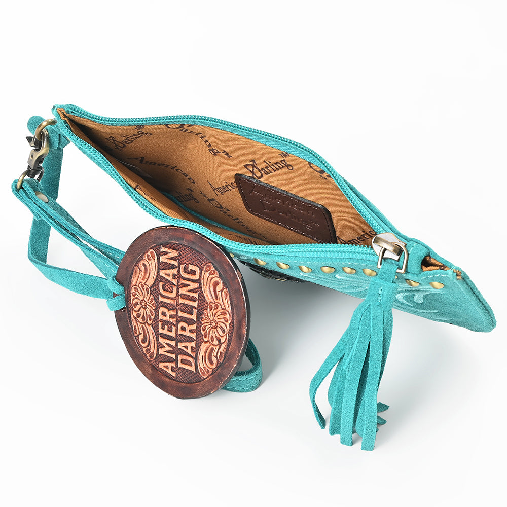 ADBGA1011A Wristlet Genuine Leather Women Bag