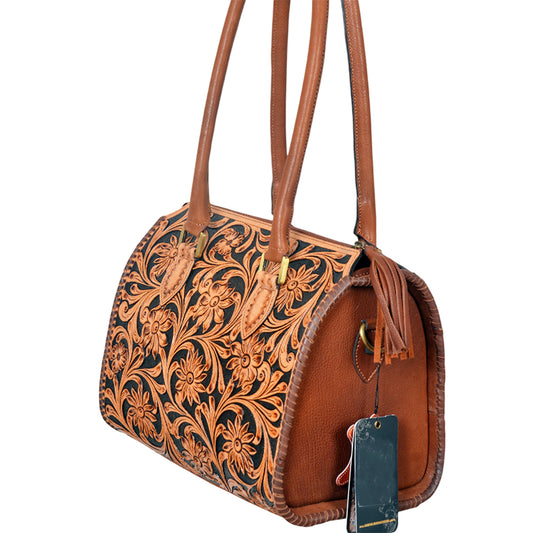 ADBGA1046 Tote Hand Tooled Genuine Leather Women Bag