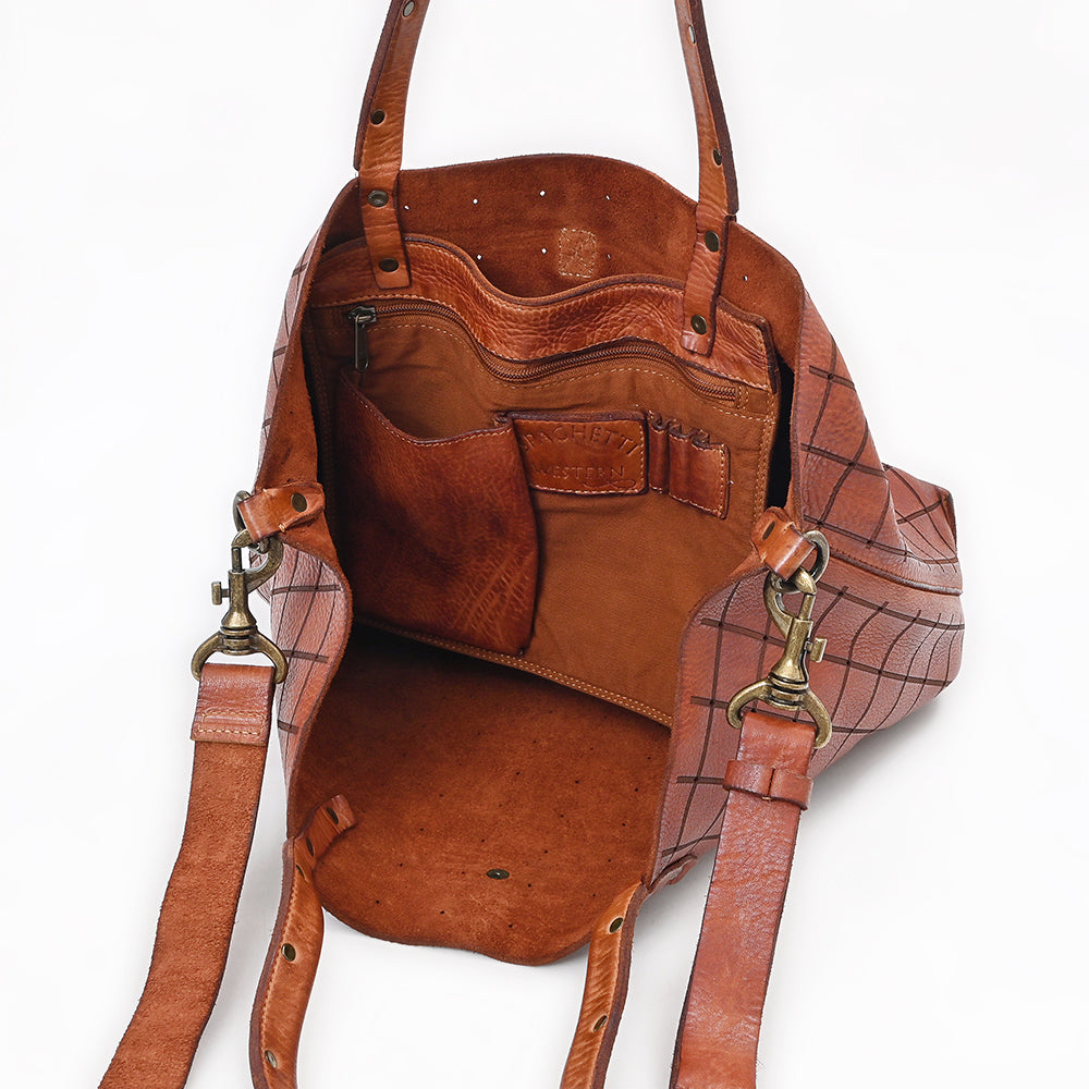 SWC475 Rosetta - Luxury Leather Tote Bag