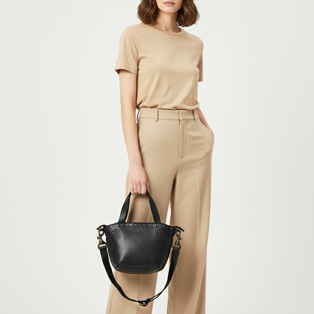 SWC480 Bellavento - Leather Riveted Tote