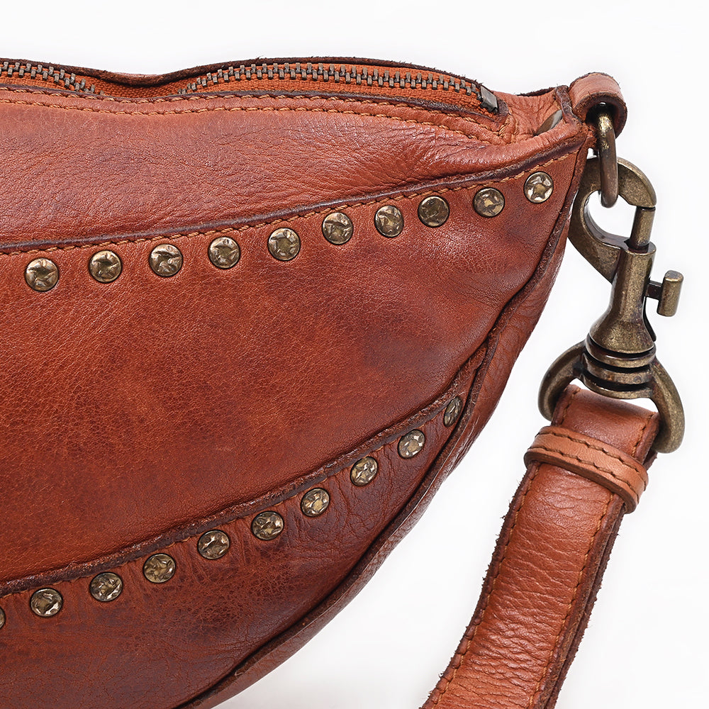 SWC484 Bronzaro - Leather Essential Sling Bag