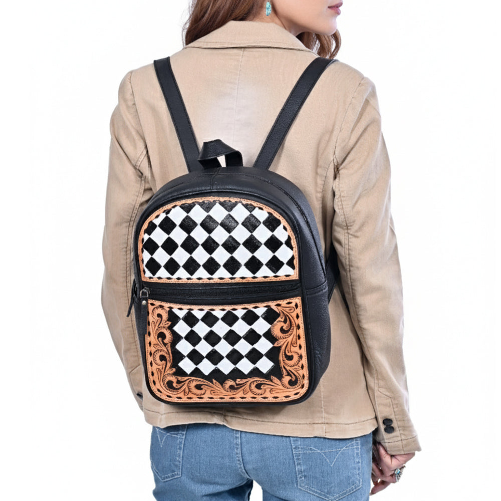 OHA160 Backpack Genuine Western Leather Women Bag