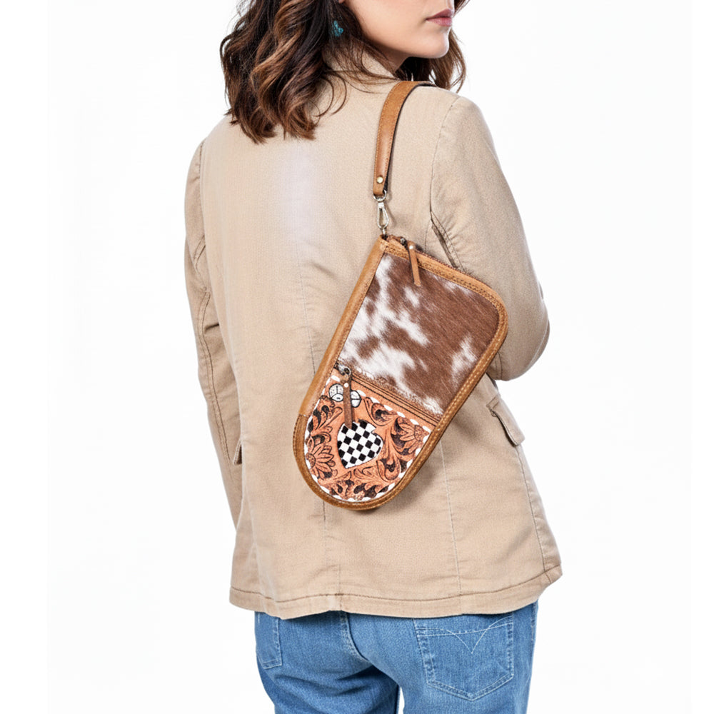 OHGCA101 Gun case Hair on Genuine Western Leather Women Bag