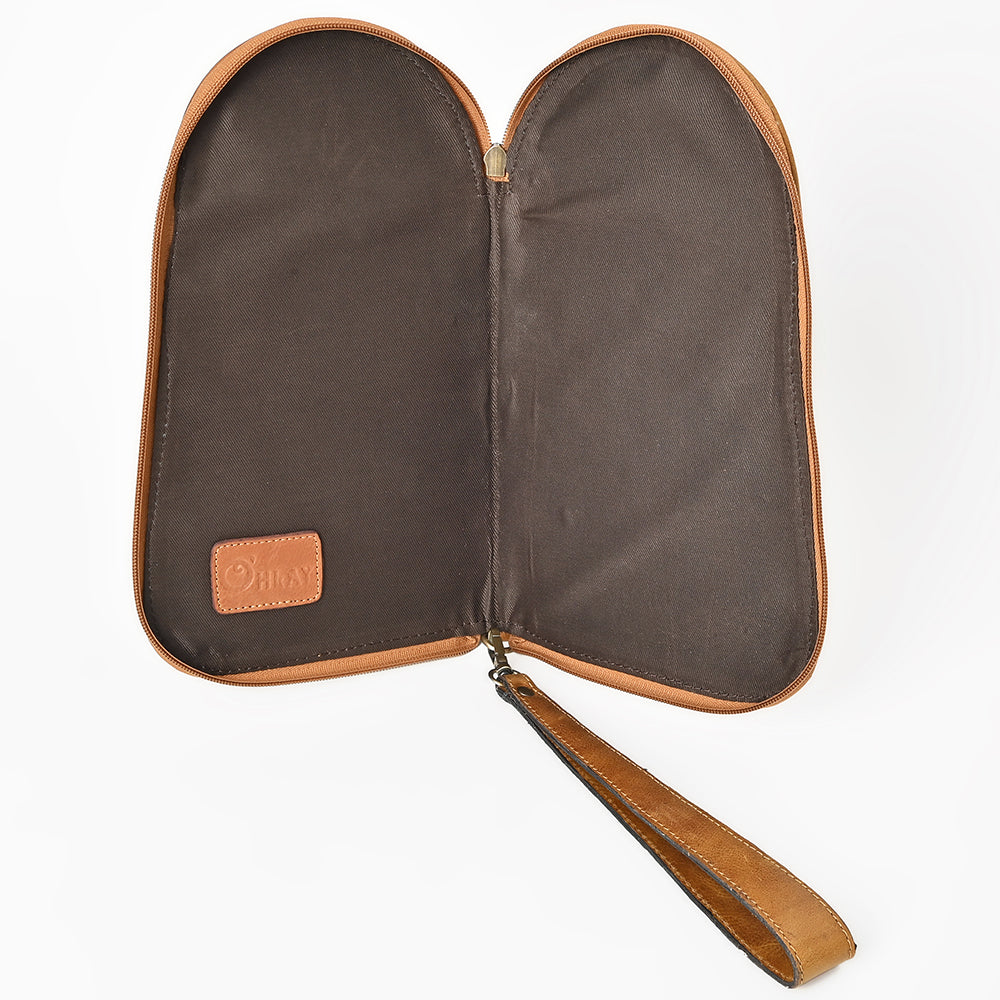 OHGCA101 Gun case Hair on Genuine Western Leather Women Bag