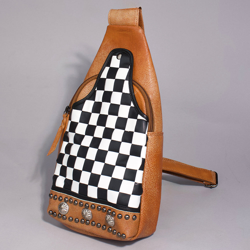 ADBGM856 Sling Genuine Full Grain Leather Women Bag