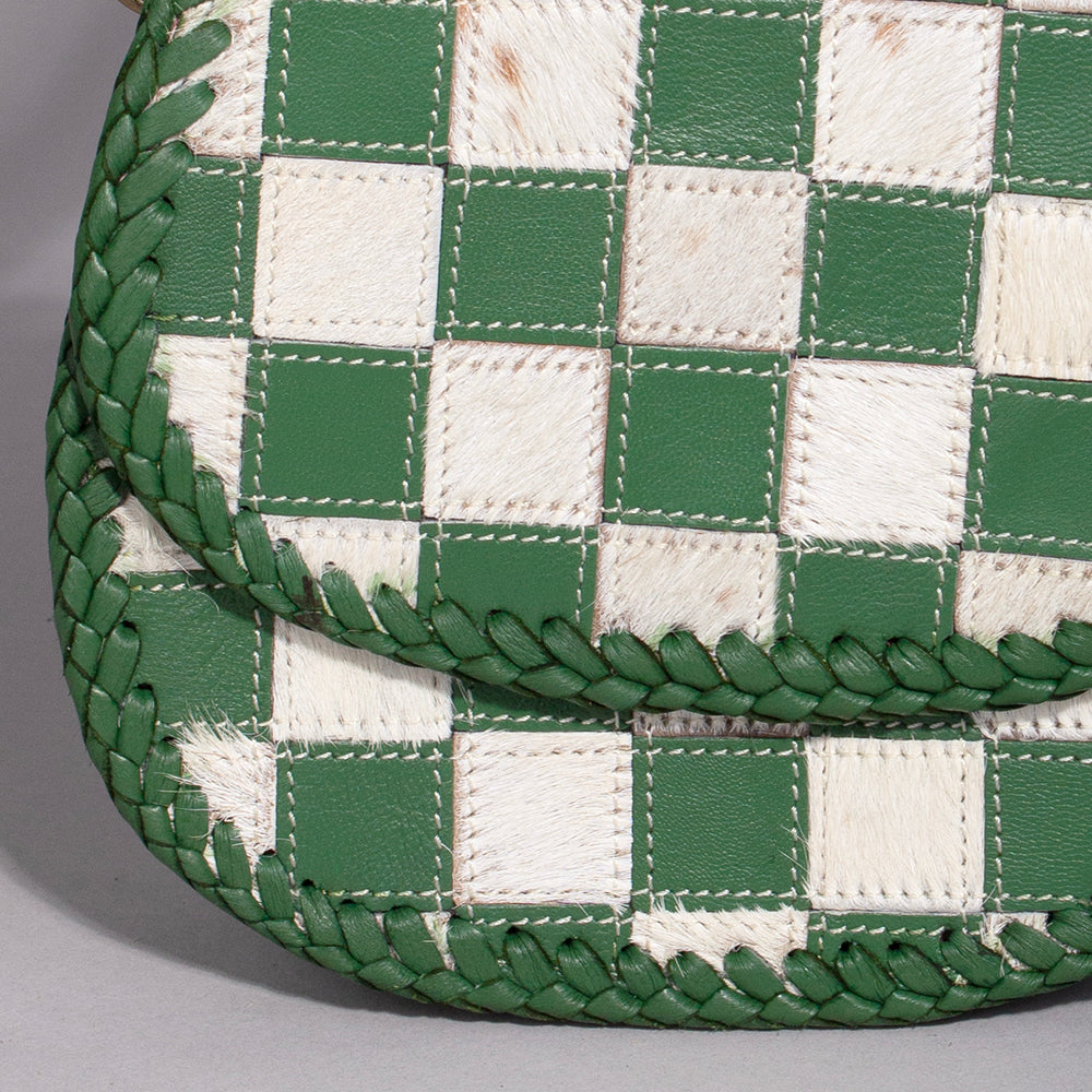 ADBGM859 Crossbody Hair on Genuine Leather Women Bag