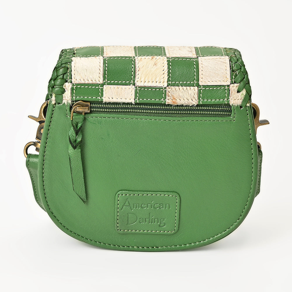 ADBGM859 Crossbody Hair on Genuine Leather Women Bag