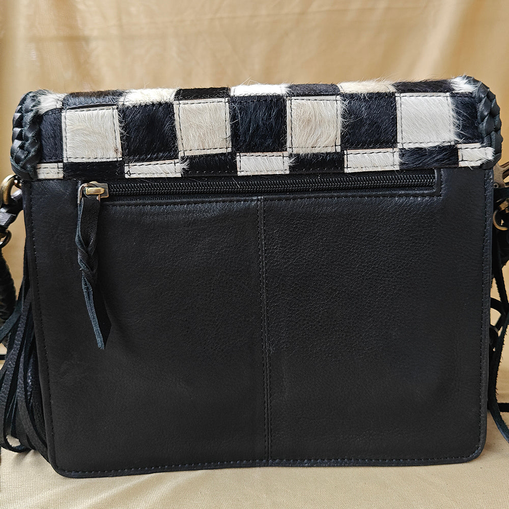 ADBGM861 Crossbody Hair on Genuine Leather Women Bag