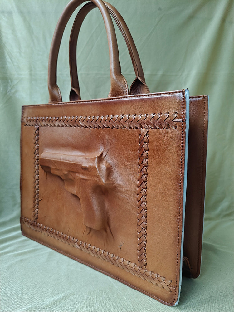 ADBGM866 Tote Genuine Leather Women Bag