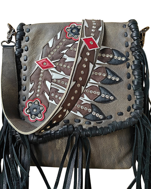 ADBGM872 Messenger Genuine Leather Women Bag