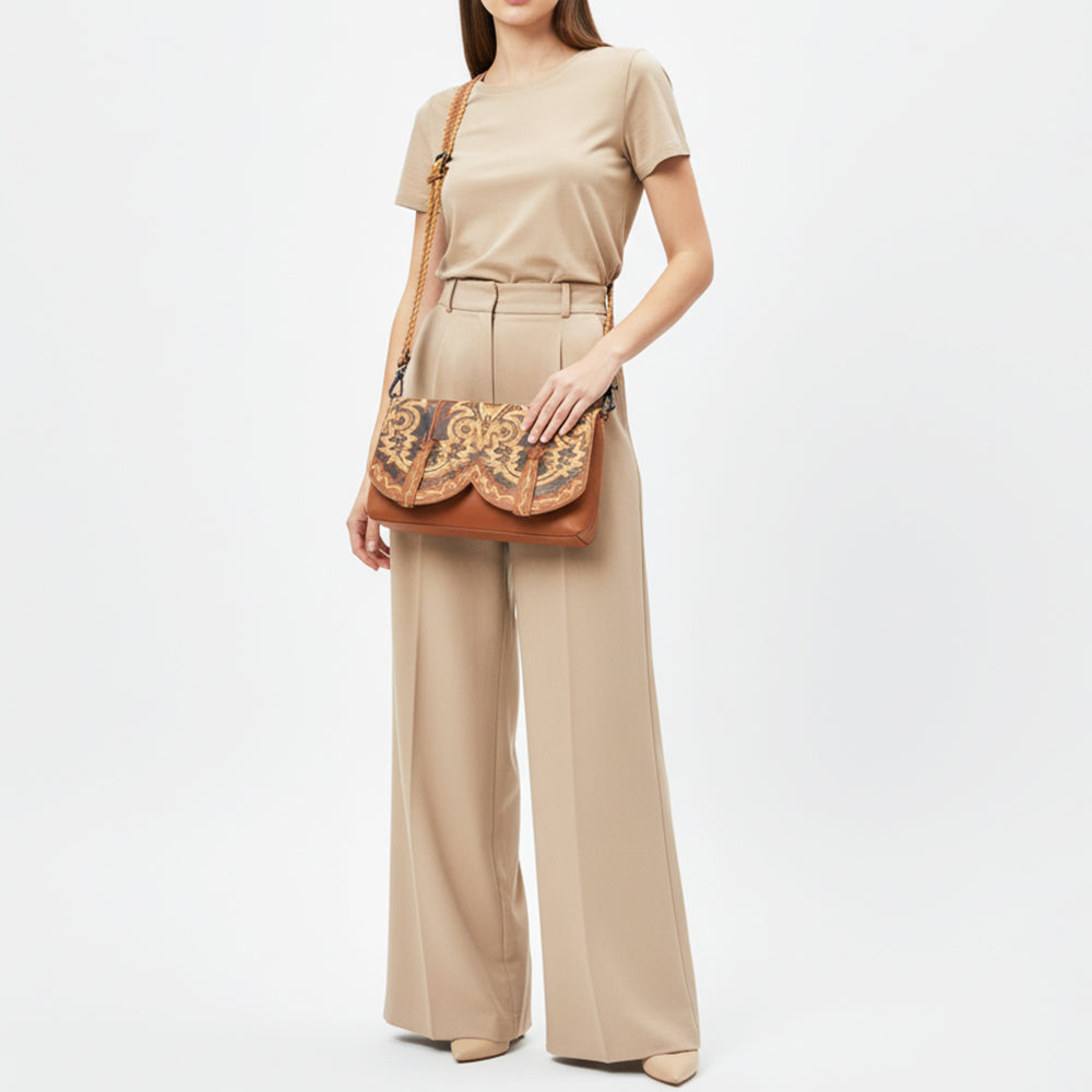 ADBGZ1104 American Darling Genuine Leather Crossbody Bag with Western Embroidery