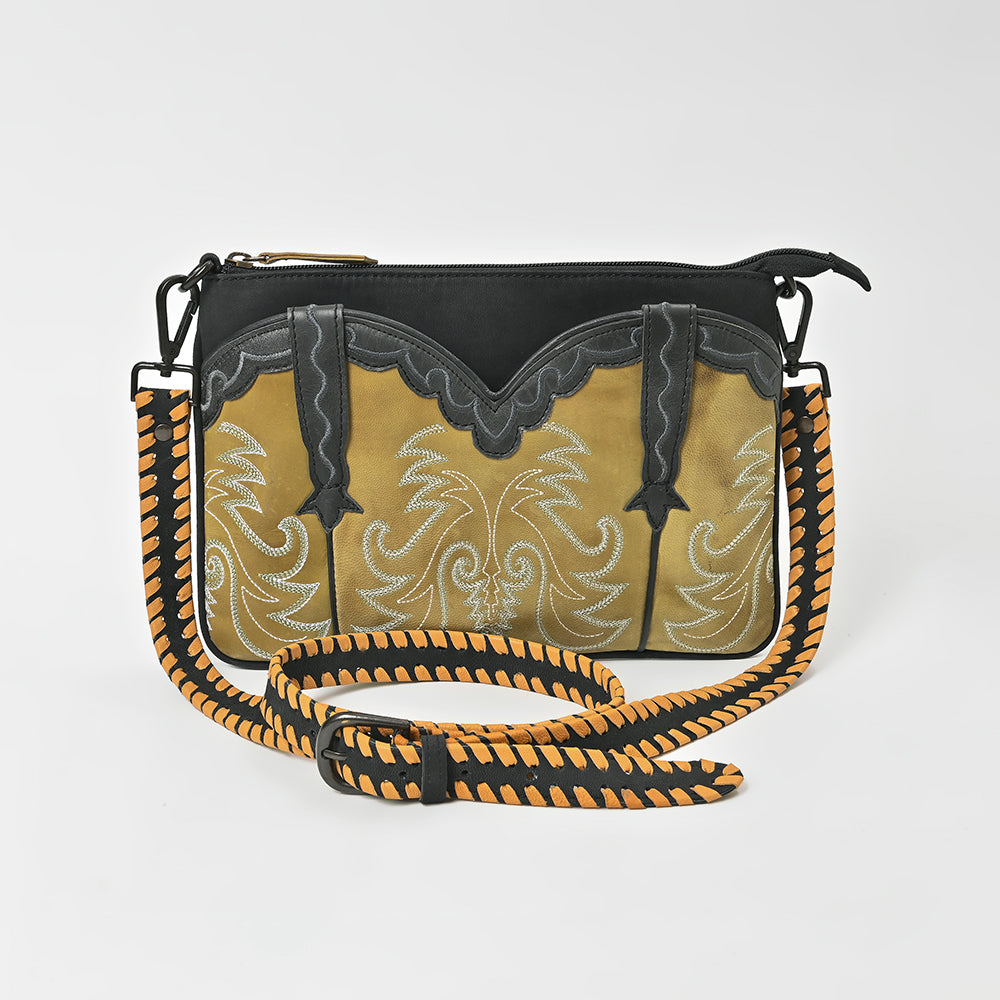 ADBGZ1106 Genuine Leather Embroidered Western Crossbody by American Darling